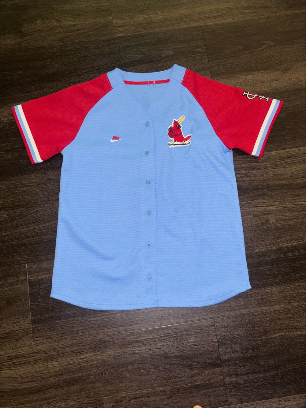 St Louis Cardinals Baby Blue Baseball Jersey